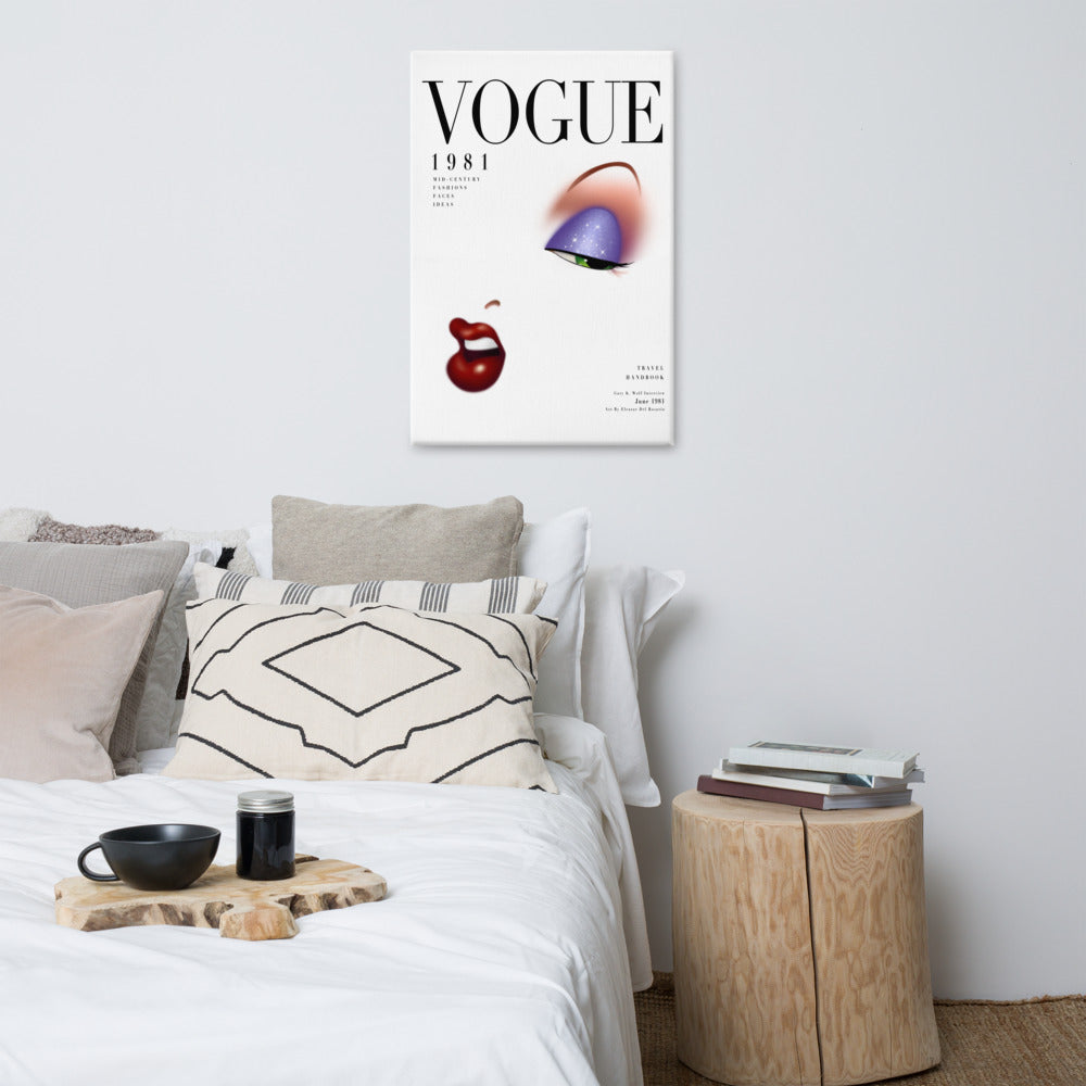 "VOGUE - Issue No. 1, Jessica Rabbit" | Canvas Signed and Numbered Edition