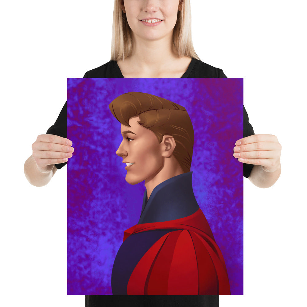 "Princess Profile Aurora Pink" | Signed and Numbered Edition
