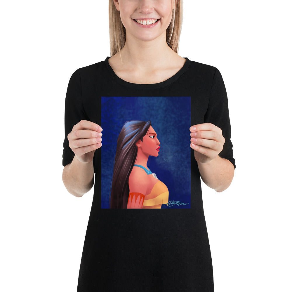 "Princess Profile Matoaka" | Signed and Numbered Edition