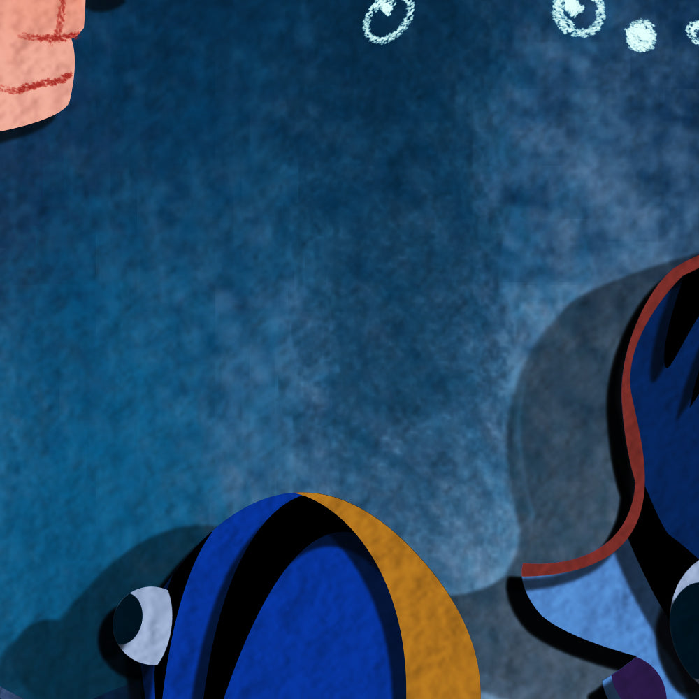 "Just Keep Swimming" | Poster Print Open Edition