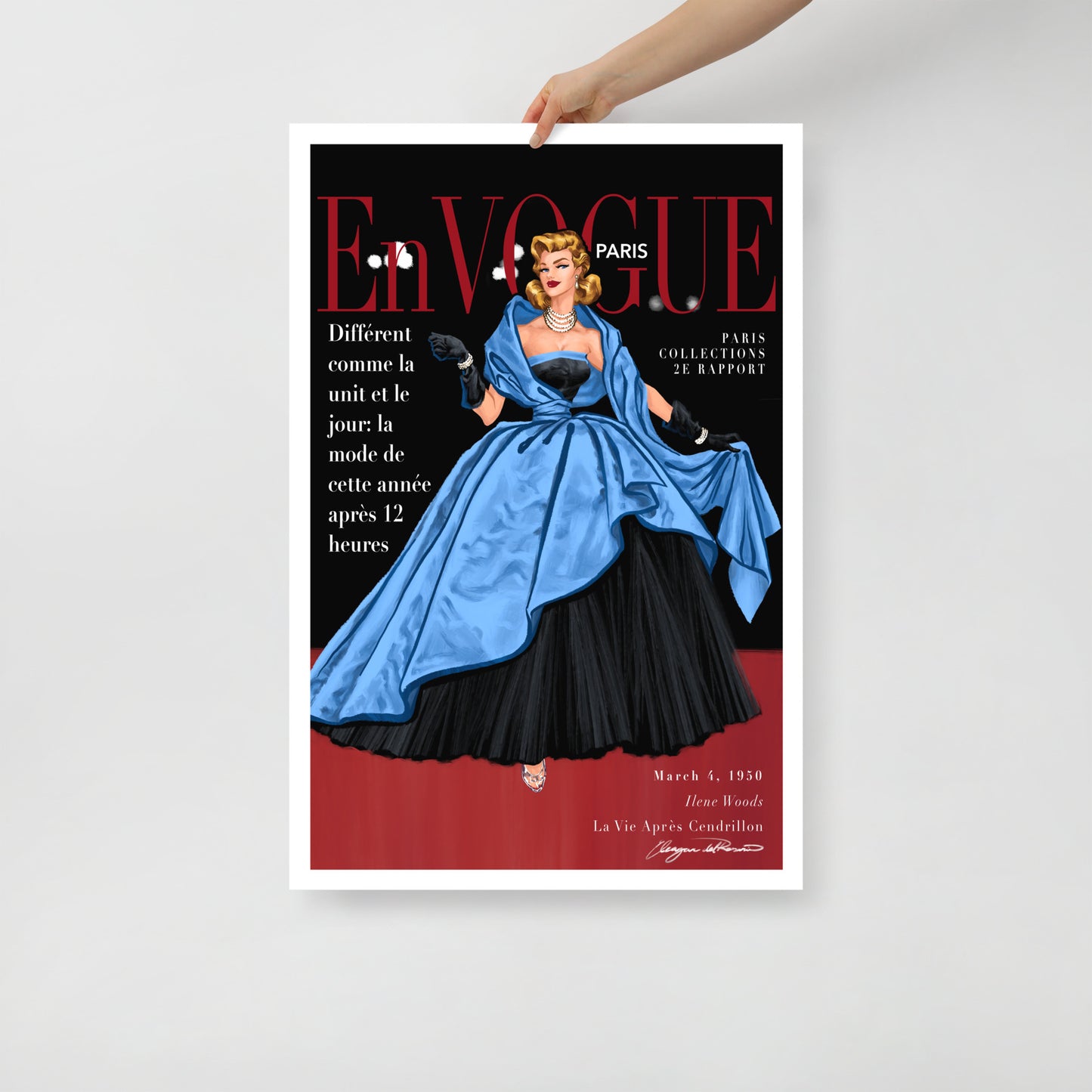 "En VOGUE - Issue No. 2, Ella" | Poster Print Open Edition