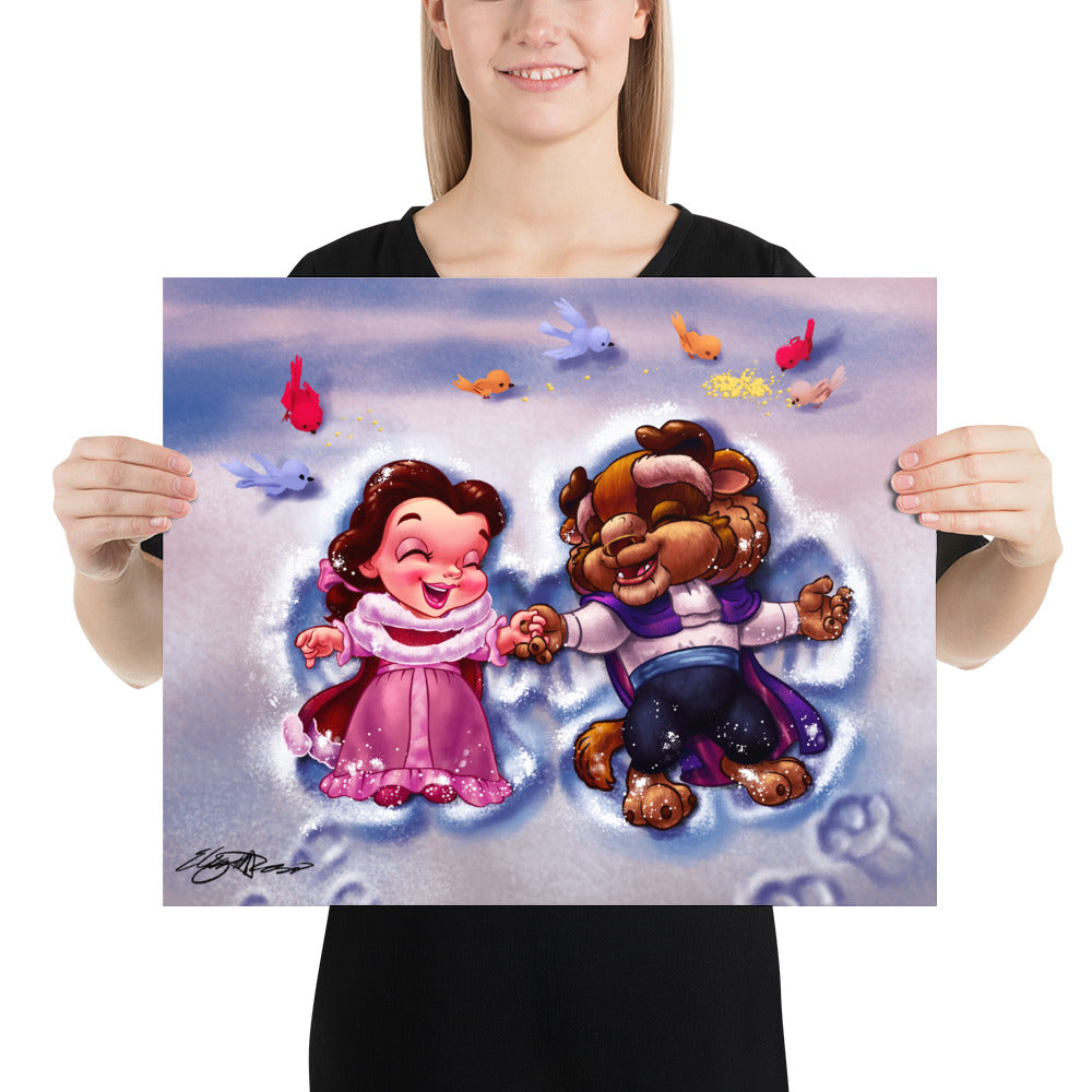 "Snow Angels" | Poster Print Open Edition