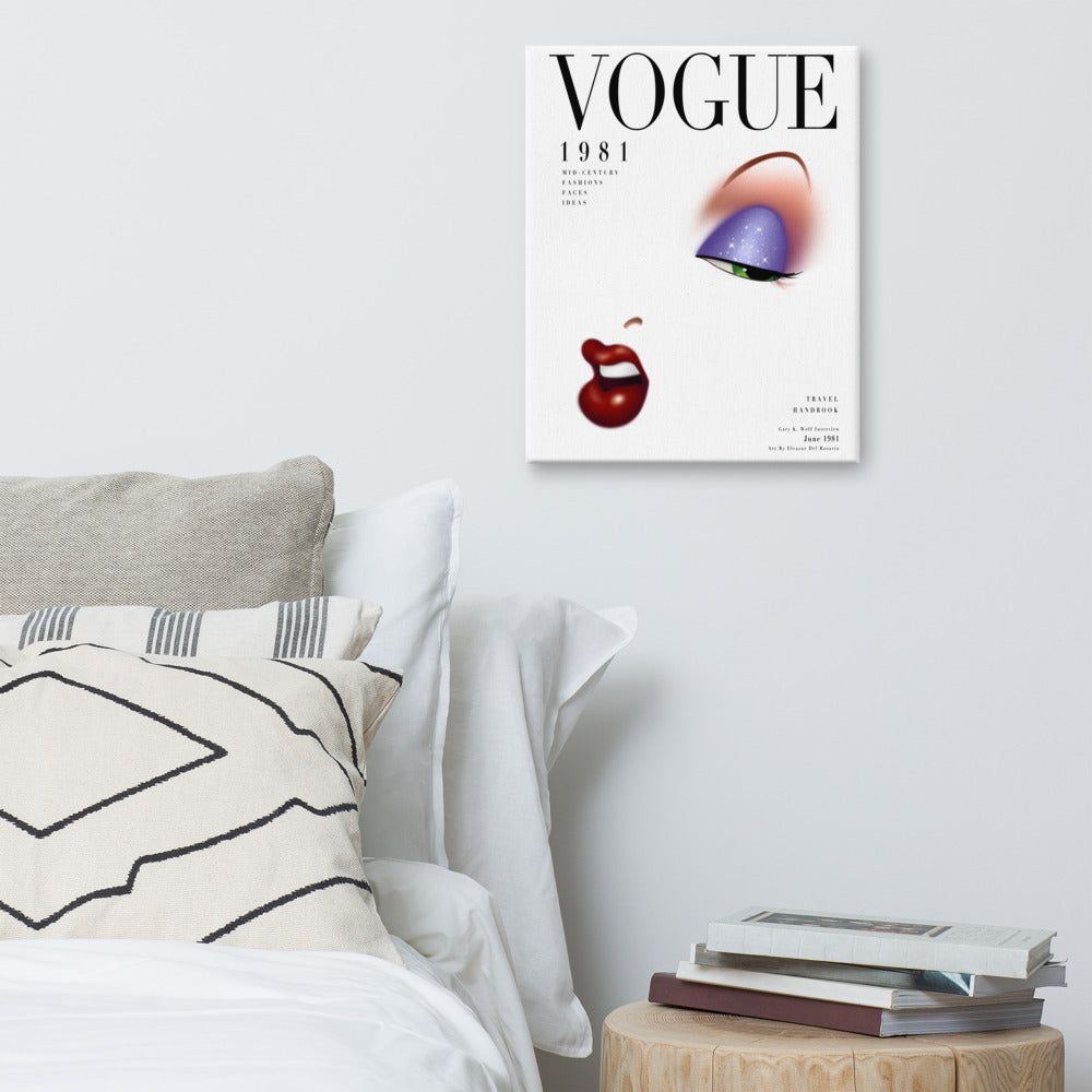 "VOGUE - Issue No. 1, Jessica Rabbit" | Canvas Signed and Numbered Edition