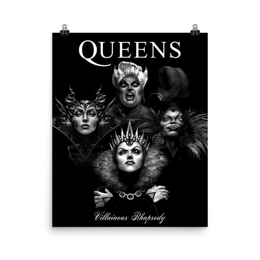 "Villainous Rhapsody - Queens" | Signed and Numbered Edition